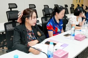 ผู้บริหาร มรภ.เทพสตรี พร้อมด้วยผู้เกี่ยวข้อง ร่วมรับฟังการแจ้งผลการติดตาม ตรวจสอบฯ ปีงบประมาณ พ.ศ. 2567 จาก คกก.ติดตาม ตรวจสอบฯ