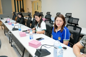 ผู้บริหาร มรภ.เทพสตรี พร้อมด้วยผู้เกี่ยวข้อง ร่วมรับฟังการแจ้งผลการติดตาม ตรวจสอบฯ ปีงบประมาณ พ.ศ. 2567 จาก คกก.ติดตาม ตรวจสอบฯ