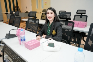 ผู้บริหาร มรภ.เทพสตรี พร้อมด้วยผู้เกี่ยวข้อง ร่วมรับฟังการแจ้งผลการติดตาม ตรวจสอบฯ ปีงบประมาณ พ.ศ. 2567 จาก คกก.ติดตาม ตรวจสอบฯ
