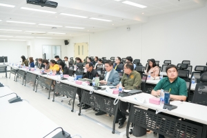 ผู้บริหาร มรภ.เทพสตรี พร้อมด้วยผู้เกี่ยวข้อง ร่วมรับฟังการแจ้งผลการติดตาม ตรวจสอบฯ ปีงบประมาณ พ.ศ. 2567 จาก คกก.ติดตาม ตรวจสอบฯ