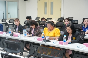 ผู้บริหาร มรภ.เทพสตรี พร้อมด้วยผู้เกี่ยวข้อง ร่วมรับฟังการแจ้งผลการติดตาม ตรวจสอบฯ ปีงบประมาณ พ.ศ. 2567 จาก คกก.ติดตาม ตรวจสอบฯ