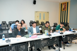 ผู้บริหาร มรภ.เทพสตรี พร้อมด้วยผู้เกี่ยวข้อง ร่วมรับฟังการแจ้งผลการติดตาม ตรวจสอบฯ ปีงบประมาณ พ.ศ. 2567 จาก คกก.ติดตาม ตรวจสอบฯ