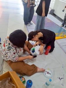 ทีมนักศึกษา มรภ.เทพสตรี ร่วมส่งผลงานสร้างสรรค์เข้าประกวด Thai Youth Street Art ระดับอุดมศึกษา Dream world of power ถ่ายทอดโลกอนาคตที่ไม่หลงลืมรากเหง้าแห่งศรัทธา