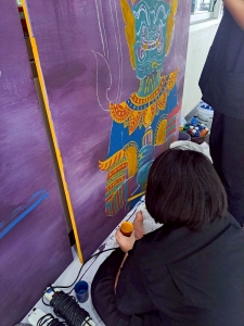 ทีมนักศึกษา มรภ.เทพสตรี ร่วมส่งผลงานสร้างสรรค์เข้าประกวด Thai Youth Street Art ระดับอุดมศึกษา Dream world of power ถ่ายทอดโลกอนาคตที่ไม่หลงลืมรากเหง้าแห่งศรัทธา
