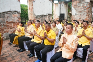 มรภ.เทพสตรี ร่วมกิจกรรมเทิดทูนสถาบัน สร้างสรรค์วิถีไทย ร่วมใจเข้าวังฟังธรรม ครั้งที่ 2 เนื่องในโอกาสวันฉัตรมงคล