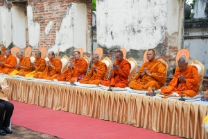 มรภ.เทพสตรี ร่วมกิจกรรมเทิดทูนสถาบัน สร้างสรรค์วิถีไทย ร่วมใจเข้าวังฟังธรรม ครั้งที่ 2 เนื่องในโอกาสวันฉัตรมงคล