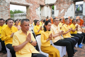 มรภ.เทพสตรี ร่วมกิจกรรมเทิดทูนสถาบัน สร้างสรรค์วิถีไทย ร่วมใจเข้าวังฟังธรรม ครั้งที่ 2 เนื่องในโอกาสวันฉัตรมงคล