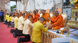 มรภ.เทพสตรี ร่วมกิจกรรมเทิดทูนสถาบัน สร้างสรรค์วิถีไทย ร่วมใจเข้าวังฟังธรรม ครั้งที่ 2 เนื่องในโอกาสวันฉัตรมงคล