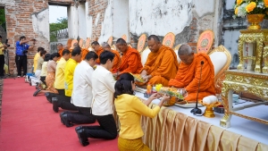 มรภ.เทพสตรี ร่วมกิจกรรมเทิดทูนสถาบัน สร้างสรรค์วิถีไทย ร่วมใจเข้าวังฟังธรรม ครั้งที่ 2 เนื่องในโอกาสวันฉัตรมงคล