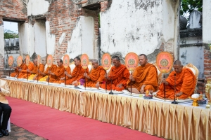 มรภ.เทพสตรี ร่วมกิจกรรมเทิดทูนสถาบัน สร้างสรรค์วิถีไทย ร่วมใจเข้าวังฟังธรรม ครั้งที่ 2 เนื่องในโอกาสวันฉัตรมงคล