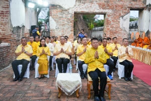มรภ.เทพสตรี ร่วมกิจกรรมเทิดทูนสถาบัน สร้างสรรค์วิถีไทย ร่วมใจเข้าวังฟังธรรม ครั้งที่ 2 เนื่องในโอกาสวันฉัตรมงคล