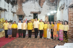 มรภ.เทพสตรี ร่วมกิจกรรมเทิดทูนสถาบัน สร้างสรรค์วิถีไทย ร่วมใจเข้าวังฟังธรรม ครั้งที่ 2 เนื่องในโอกาสวันฉัตรมงคล