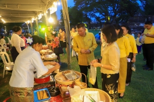 มรภ.เทพสตรี ร่วมกิจกรรมเทิดทูนสถาบัน สร้างสรรค์วิถีไทย ร่วมใจเข้าวังฟังธรรม ครั้งที่ 2 เนื่องในโอกาสวันฉัตรมงคล