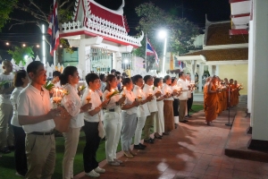 มรภ.เทพสตรี ร่วมพิธีวันวิสาขบูชา ประจำปี พ.ศ. 2568