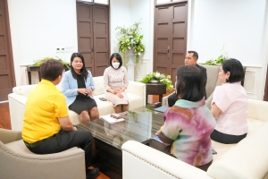 มรภ.เทพสตรี ให้การต้อนรับ คุณมัลลิกา จิระพันธุ์วาณิช สมาชิกสภาผู้แทนราษฎร ในโอกาสร่วมหารือแนวทางการทำงานเพื่อการพัฒนาท้องถิ่นร่วมกัน