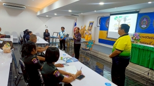 มรภ.เทพสตรี จัดอบรมพัฒนาทักษะการออกแบบและจัดทำสื่อนวัตกรรมทางการศึกษาระดับชั้นประถมศึกษาสำหรับครูคณิตศาสตร์ รร.ตชด. จ.สระแก้ว