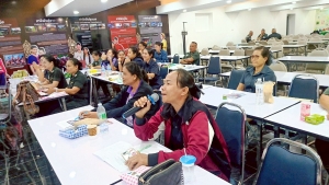 มรภ.เทพสตรี จัดอบรมพัฒนาทักษะการออกแบบและจัดทำสื่อนวัตกรรมทางการศึกษาระดับชั้นประถมศึกษาสำหรับครูคณิตศาสตร์ รร.ตชด. จ.สระแก้ว
