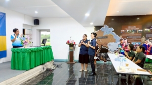 มรภ.เทพสตรี จัดอบรมพัฒนาทักษะการออกแบบและจัดทำสื่อนวัตกรรมทางการศึกษาระดับชั้นประถมศึกษาสำหรับครูคณิตศาสตร์ รร.ตชด. จ.สระแก้ว