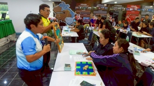 มรภ.เทพสตรี จัดอบรมพัฒนาทักษะการออกแบบและจัดทำสื่อนวัตกรรมทางการศึกษาระดับชั้นประถมศึกษาสำหรับครูคณิตศาสตร์ รร.ตชด. จ.สระแก้ว