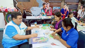 มรภ.เทพสตรี จัดอบรมพัฒนาทักษะการออกแบบและจัดทำสื่อนวัตกรรมทางการศึกษาระดับชั้นประถมศึกษาสำหรับครูคณิตศาสตร์ รร.ตชด. จ.สระแก้ว