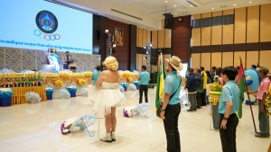 สโมสรเจ้าหน้าที่ - สโมสรข้าราชการและพนักงาน มรภ.เทพสตรี ร่วมการแข่งขันกีฬาบุคลากร มรภ.เขตภูมิศาสตร์ภาคกลาง ครั้งที่ 32 