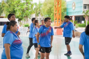 สโมสรเจ้าหน้าที่ - สโมสรข้าราชการและพนักงาน มรภ.เทพสตรี ร่วมการแข่งขันกีฬาบุคลากร มรภ.เขตภูมิศาสตร์ภาคกลาง ครั้งที่ 32 