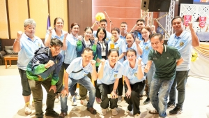 สโมสรเจ้าหน้าที่ - สโมสรข้าราชการและพนักงาน มรภ.เทพสตรี ร่วมการแข่งขันกีฬาบุคลากร มรภ.เขตภูมิศาสตร์ภาคกลาง ครั้งที่ 32 