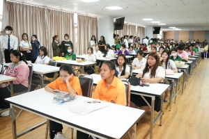 กองพัฒนานักศึกษาจัดประชุมชี้แจงการกู้ยืมฯ ประจำปีการศึกษา 2568 สำหรับนักศึกษากลุ่มผู้กู้รายใหม่และกลุ่มผู้กู้ยืมต่อเนื่อง (กรณีไม่เคยทำสัญญากับมหาวิทยาลัย)