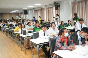 กองพัฒนานักศึกษาจัดประชุมชี้แจงการกู้ยืมฯ ประจำปีการศึกษา 2568 สำหรับนักศึกษากลุ่มผู้กู้รายใหม่และกลุ่มผู้กู้ยืมต่อเนื่อง (กรณีไม่เคยทำสัญญากับมหาวิทยาลัย)