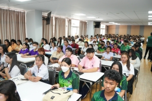 กองพัฒนานักศึกษาจัดประชุมชี้แจงการกู้ยืมฯ ประจำปีการศึกษา 2568 สำหรับนักศึกษากลุ่มผู้กู้รายใหม่และกลุ่มผู้กู้ยืมต่อเนื่อง (กรณีไม่เคยทำสัญญากับมหาวิทยาลัย)