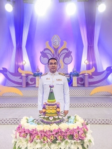 ผู้แทนผู้บริหาร คณาจารย์ บุคลากร นักเรียน และนักศึกษา มรภ.เทพสตรี บันทึกเทปโทรทัศน์ถวายพระพรชัยมงคล สมเด็จพระนางเจ้าฯ พระบรมราชินี