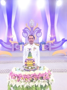 ผู้แทนผู้บริหาร คณาจารย์ บุคลากร นักเรียน และนักศึกษา มรภ.เทพสตรี บันทึกเทปโทรทัศน์ถวายพระพรชัยมงคล สมเด็จพระนางเจ้าฯ พระบรมราชินี