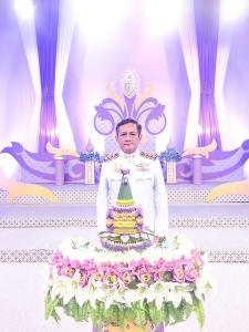 ผู้แทนผู้บริหาร คณาจารย์ บุคลากร นักเรียน และนักศึกษา มรภ.เทพสตรี บันทึกเทปโทรทัศน์ถวายพระพรชัยมงคล สมเด็จพระนางเจ้าฯ พระบรมราชินี