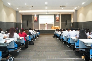 คณะวิทยาการจัดการ จัดอบรมเตรียมความพร้อมนักศึกษาออกฝึกประสบการณ์วิชาชีพ และก่อนออกฝึกงานสหกิจศึกษา ภาคการศึกษา 1/68