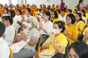 มรภ.เทพสตรี ร่วมพิธีเจริญพระพุทธมนต์ถวายพระพรชัยมงคลแด่ พระบาทสมเด็จพระเจ้าอยู่หัว และพระบรมวงศานุวงศ์ ประจำปี พ.ศ. 2568 ครั้งที่ 5
