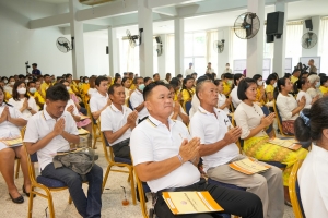 มรภ.เทพสตรี ร่วมพิธีเจริญพระพุทธมนต์ถวายพระพรชัยมงคลแด่ พระบาทสมเด็จพระเจ้าอยู่หัว และพระบรมวงศานุวงศ์ ประจำปี พ.ศ. 2568 ครั้งที่ 5