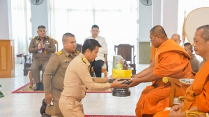 มรภ.เทพสตรี ร่วมพิธีเจริญพระพุทธมนต์ถวายพระพรชัยมงคลแด่ พระบาทสมเด็จพระเจ้าอยู่หัว และพระบรมวงศานุวงศ์ ประจำปี พ.ศ. 2568 ครั้งที่ 5