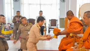 มรภ.เทพสตรี ร่วมพิธีเจริญพระพุทธมนต์ถวายพระพรชัยมงคลแด่ พระบาทสมเด็จพระเจ้าอยู่หัว และพระบรมวงศานุวงศ์ ประจำปี พ.ศ. 2568 ครั้งที่ 5