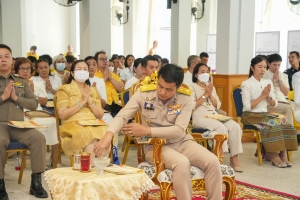 มรภ.เทพสตรี ร่วมพิธีเจริญพระพุทธมนต์ถวายพระพรชัยมงคลแด่ พระบาทสมเด็จพระเจ้าอยู่หัว และพระบรมวงศานุวงศ์ ประจำปี พ.ศ. 2568 ครั้งที่ 5