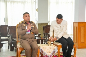 มรภ.เทพสตรี ร่วมพิธีเจริญพระพุทธมนต์ถวายพระพรชัยมงคลแด่ พระบาทสมเด็จพระเจ้าอยู่หัว และพระบรมวงศานุวงศ์ ประจำปี พ.ศ. 2568 ครั้งที่ 5