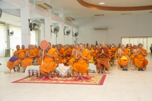 มรภ.เทพสตรี ร่วมพิธีเจริญพระพุทธมนต์ถวายพระพรชัยมงคลแด่ พระบาทสมเด็จพระเจ้าอยู่หัว และพระบรมวงศานุวงศ์ ประจำปี พ.ศ. 2568 ครั้งที่ 5
