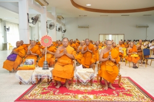 มรภ.เทพสตรี ร่วมพิธีเจริญพระพุทธมนต์ถวายพระพรชัยมงคลแด่ พระบาทสมเด็จพระเจ้าอยู่หัว และพระบรมวงศานุวงศ์ ประจำปี พ.ศ. 2568 ครั้งที่ 5