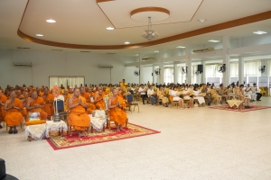 มรภ.เทพสตรี ร่วมพิธีเจริญพระพุทธมนต์ถวายพระพรชัยมงคลแด่ พระบาทสมเด็จพระเจ้าอยู่หัว และพระบรมวงศานุวงศ์ ประจำปี พ.ศ. 2568 ครั้งที่ 5