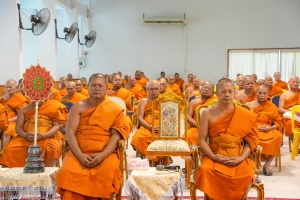 มรภ.เทพสตรี ร่วมพิธีเจริญพระพุทธมนต์ถวายพระพรชัยมงคลแด่ พระบาทสมเด็จพระเจ้าอยู่หัว และพระบรมวงศานุวงศ์ ประจำปี พ.ศ. 2568 ครั้งที่ 5
