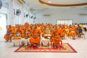 มรภ.เทพสตรี ร่วมพิธีเจริญพระพุทธมนต์ถวายพระพรชัยมงคลแด่ พระบาทสมเด็จพระเจ้าอยู่หัว และพระบรมวงศานุวงศ์ ประจำปี พ.ศ. 2568 ครั้งที่ 5