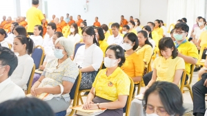 มรภ.เทพสตรี ร่วมพิธีเจริญพระพุทธมนต์ถวายพระพรชัยมงคลแด่ พระบาทสมเด็จพระเจ้าอยู่หัว และพระบรมวงศานุวงศ์ ประจำปี พ.ศ. 2568 ครั้งที่ 5