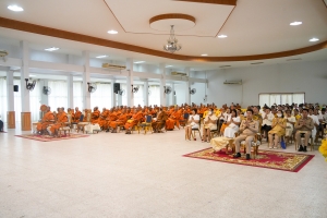 มรภ.เทพสตรี ร่วมพิธีเจริญพระพุทธมนต์ถวายพระพรชัยมงคลแด่ พระบาทสมเด็จพระเจ้าอยู่หัว และพระบรมวงศานุวงศ์ ประจำปี พ.ศ. 2568 ครั้งที่ 5