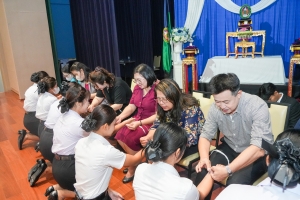 คณะครุศาสตร์ จัดพิธีฝากตัวเป็นศิษย์ รับขวัญนักศึกษาสายครู มรภ.เทพสตรี และปฐมนิเทศ นศ. คณะครุศาสตร์