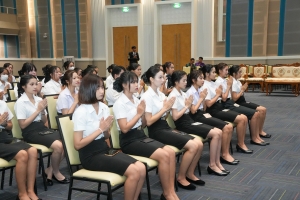 คณะครุศาสตร์ จัดพิธีฝากตัวเป็นศิษย์ รับขวัญนักศึกษาสายครู มรภ.เทพสตรี และปฐมนิเทศ นศ. คณะครุศาสตร์