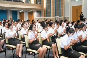 คณะครุศาสตร์ จัดพิธีฝากตัวเป็นศิษย์ รับขวัญนักศึกษาสายครู มรภ.เทพสตรี และปฐมนิเทศ นศ. คณะครุศาสตร์